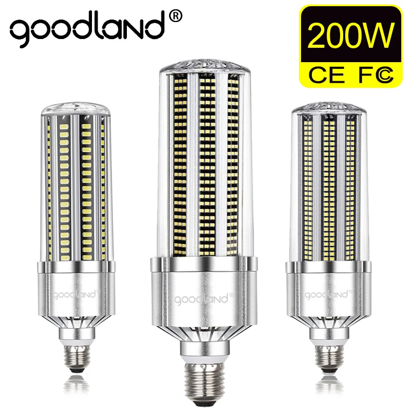 Goodland светодиодный светильник кукуруза E39 E40 50 Вт 120 200 110 В 220 E27 Алюминиевый Подвал