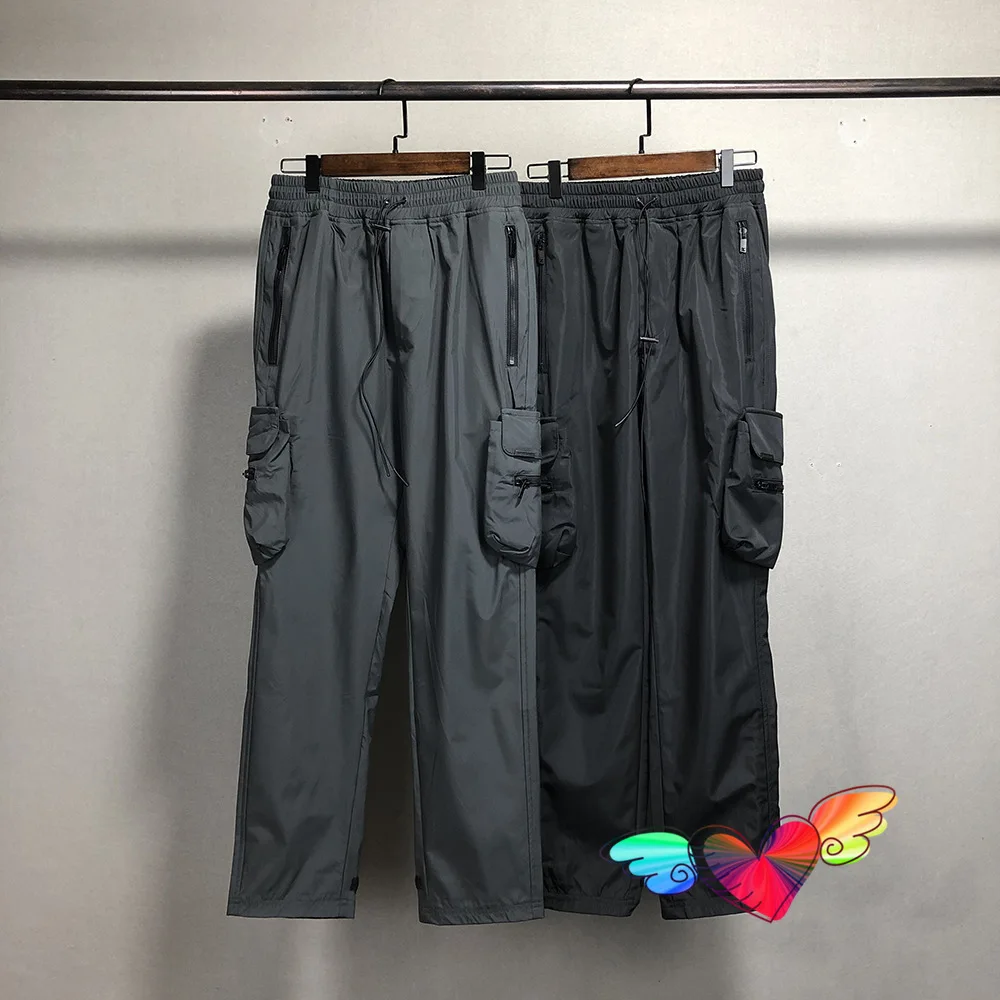 

Removable Pocket Represent Pants 2021 Men Women 1:1 Best Quality Retro Drawstring Represent Cargo Pants Vintage Overalls