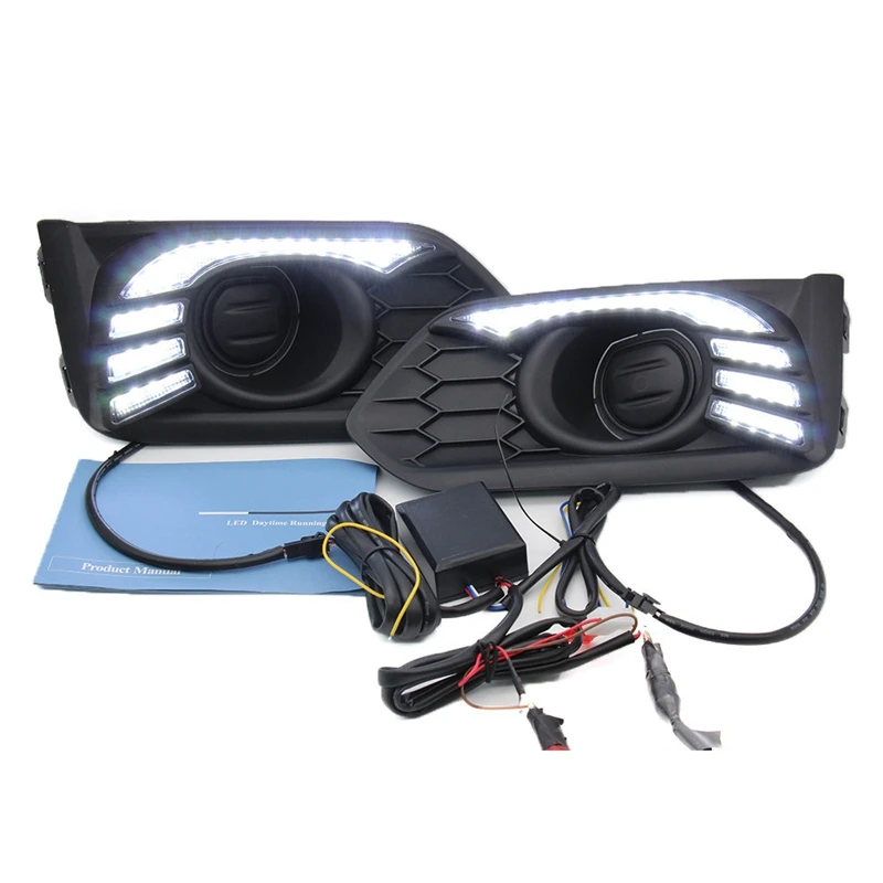 

2Pcs for Honda Fengfan 2017-18 City LED Bi-Color Yellow Light Steering Daytime Running Light