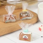 Миниатюрный милый кукольный домик с 3 мешками, модель хлеба, тоста, завтрака, продукты для ролевых игр, кухонные аксессуары