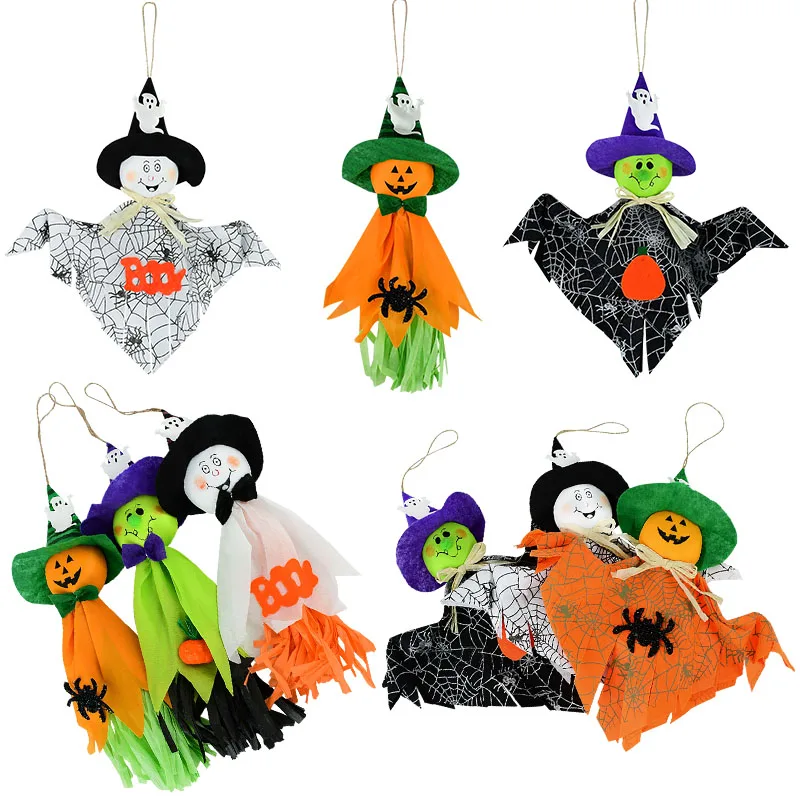 1 шт. Хэллоуин соломенная кукла вечерние украшения Дети трюк подвесная гирлянда