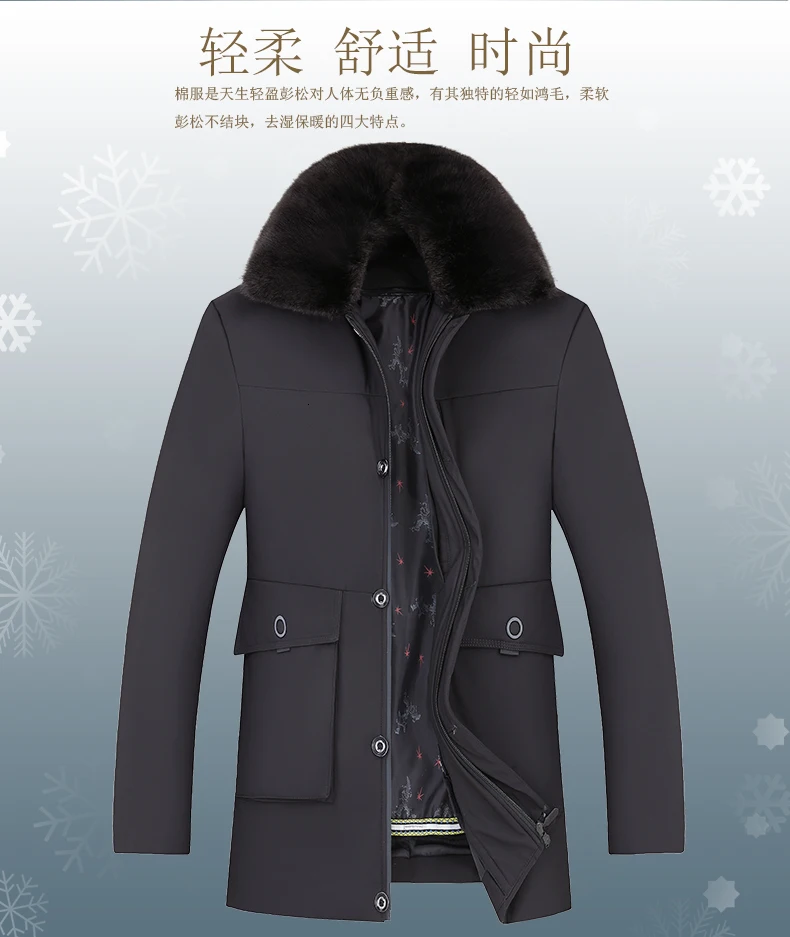 Plus 10XL 8XL 6XL Winter Jacket Men Fashion Casual Slim Thick Warm Mens Coats Parkas With fur collar Long Overcoats Male Clothes