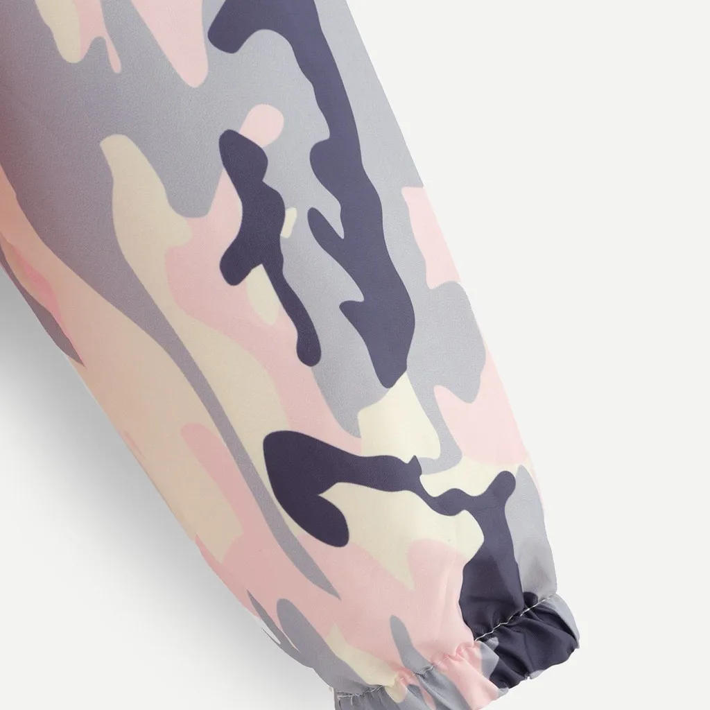 2019 Осень Зима Новинка длинный рукав пэтчворк с капюшоном на молнии карманы