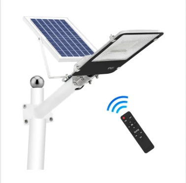 

50W Solar Street Light Outdoor IP65 Waterproof Remote Control Light Control Security Led Street Light for Street Yard Garden