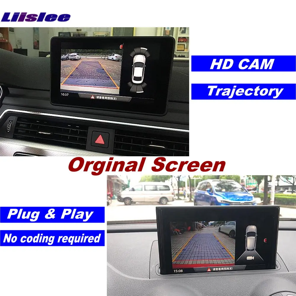 Автомобильная динамическая траектория парковочное изображение задняя камера