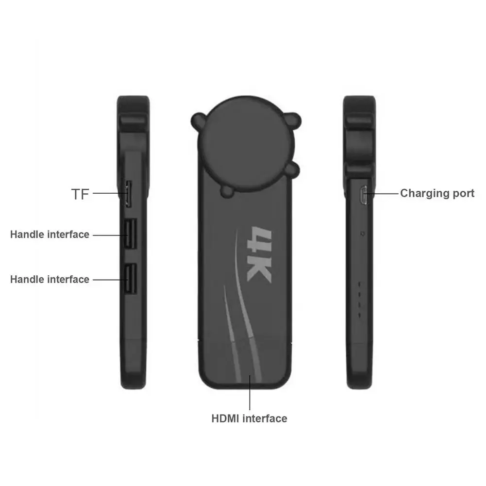 

Wireless Handheld TV 4K HDMI-compatible HD Video Console Build In 3500 Games Controlle For GBA/CPS/FC Portable Retro Game Stick