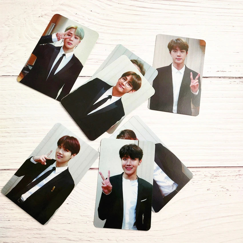 KPOP Bangtan мальчик альбом воспоминания о ломо карты V SUGA сделано бумага фото лампа карты плакат HDPhotocard 3RD 5TH LOVE YOURSELF AllCard