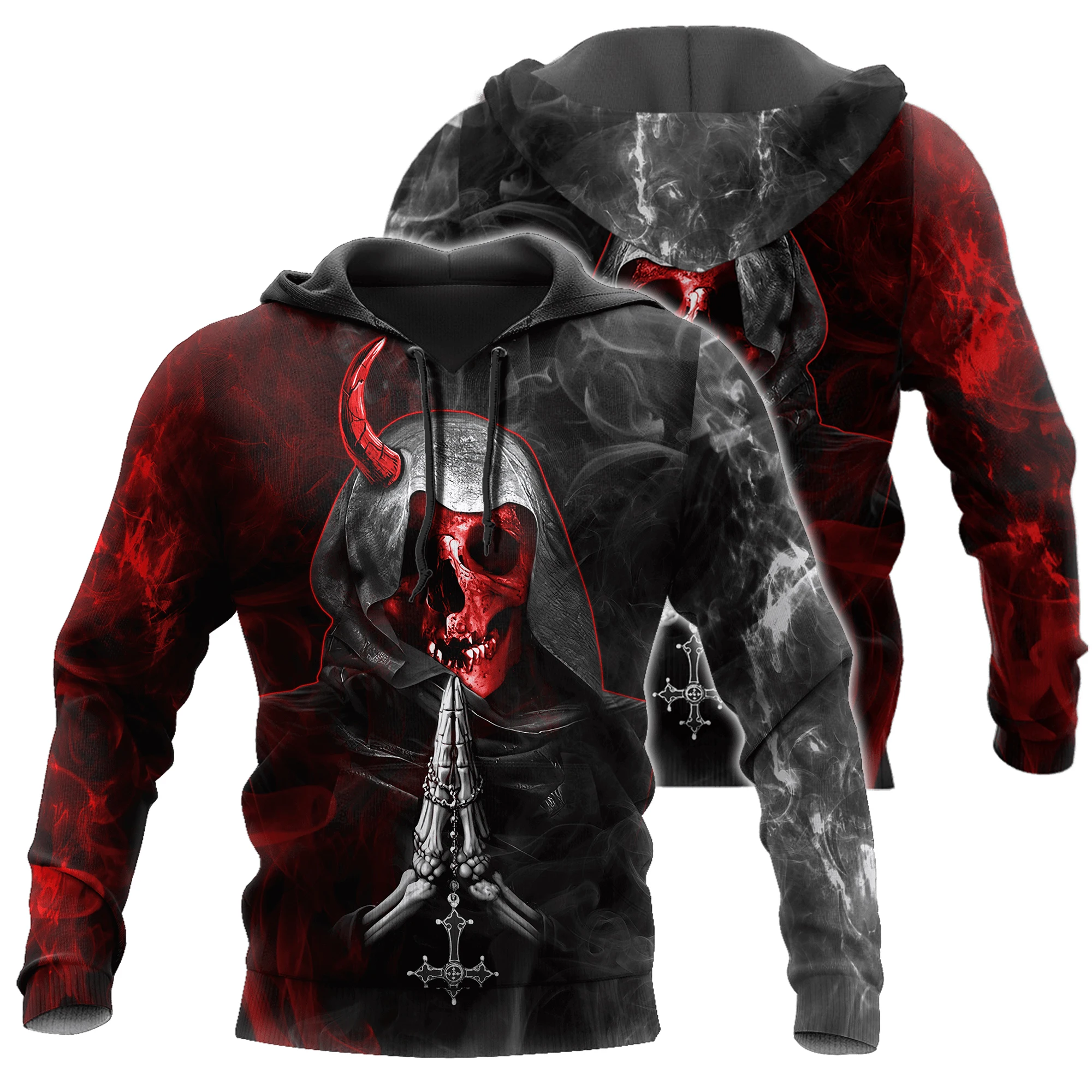 

Lonely Skull Tattoo ​3D All Over Printed Fashion Mens Hoodies and Sweatshirt Autumn Unisex Zipper Hoodie Casual Sportswear