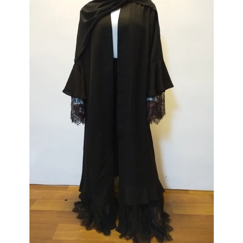 Кимоно с открытой передней частью кардиган для Дубая женская одежда в стиле