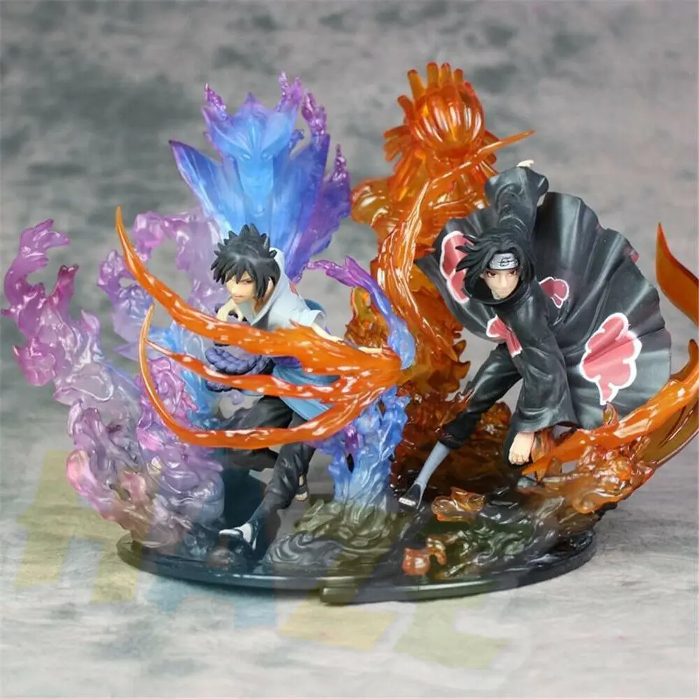 Фигурка Uchiha Itachi и Sasuke статуя модель товара игрушка фигурка из ПВХ подарок новинка