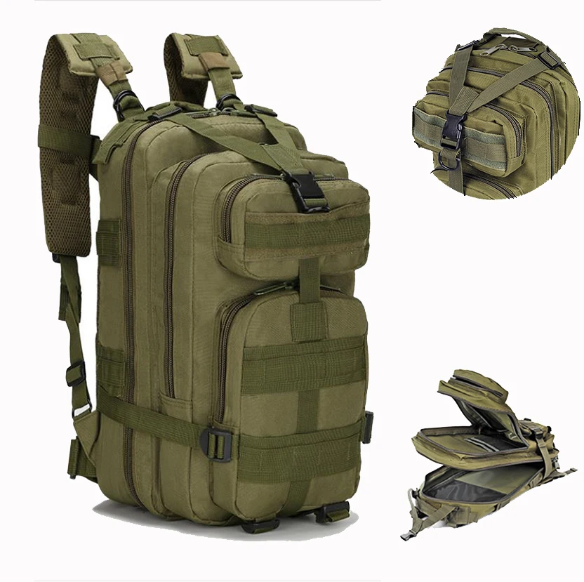 

Мужской военный тактический рюкзак, водонепроницаемый походный Рюкзак Molle объемом 25-30 л, Спортивная дорожная сумка, армейский рюкзак для ак...