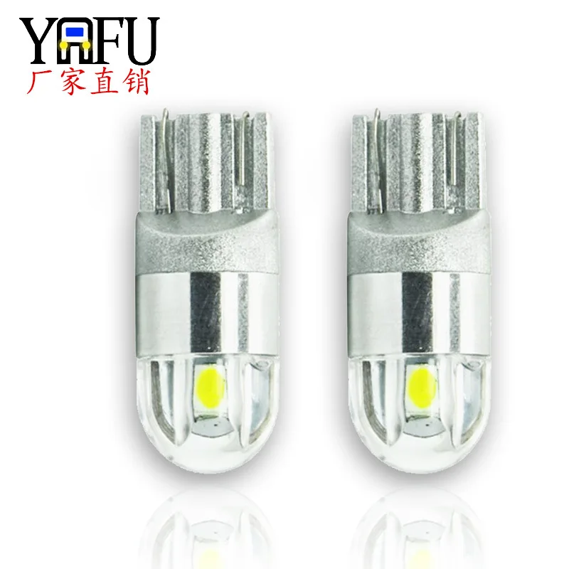 Алюминий боковая лампа T10 3030 2smd высокая яркость светодиодный для чтения