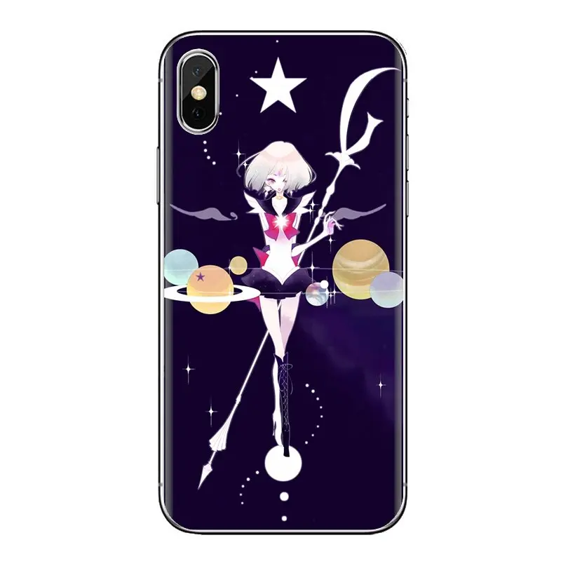 Для LG Spirit Motorola Moto X4 E4 E5 G5 G5S G6 Z Z2 Z3 G2 G3 C Play Plus Mini sailor moon lune cat Мягкие прозрачные чехлы |