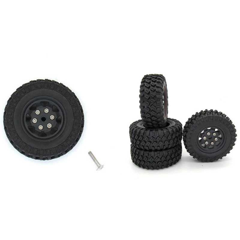 

4 шт. резиновые шины, улучшенные аксессуары для колес A с 1 шт. резиновых запасных шин, улучшенные аксессуары для колес