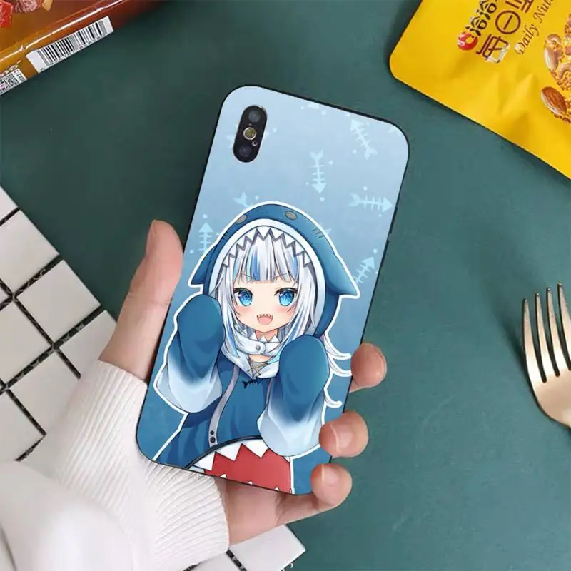 YNDFCNB anime Hololive Usada Pekora gawr gura Phone Case for iphone 13 11 12 pro XS MAX 8 7 6 6S Plus X 5S SE 2020 XR cover