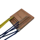 Сверхтонкий охлаждающий лист из чистой меди TECu1-12706, 40*40*2 мм, 5-12 В, быстрая теплопроводность и охлаждение