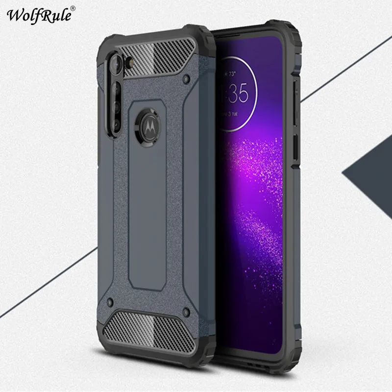 Чехол для Motorola Moto G8 Power бампер из ТПУ и поликарбоната задняя крышка чехол телефона