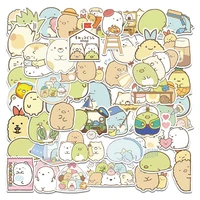 50 pcsset kawaii sumikko gurashi pvc japanese anime waterproof stickers scrapbooking diy stationery diary sticker luggage