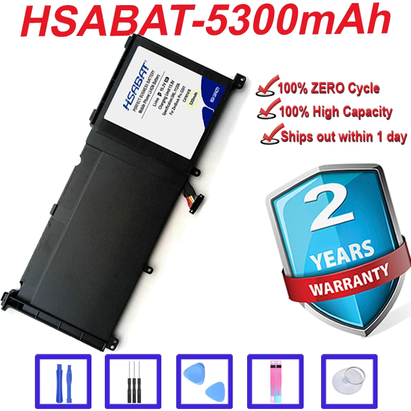 Фирменный 100% новый аккумулятор C41N1416 5300 мАч для ноутбука ASUS ZenBook Pro G501 G601J UX501VW N501L