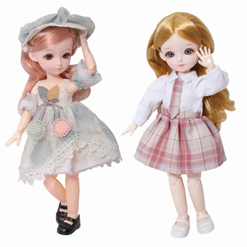 

Bebe Reborn Princess Loita BJD Doll 31cm 1/6 Movable 23 Jointed Well Packaged Baby Girl Gift Toys