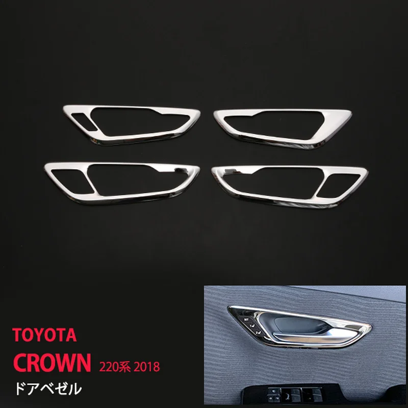 Прочный Автомобильный Дверной ободок Крышка для TOYOTA CROWN 220S 2018 наружное украшение