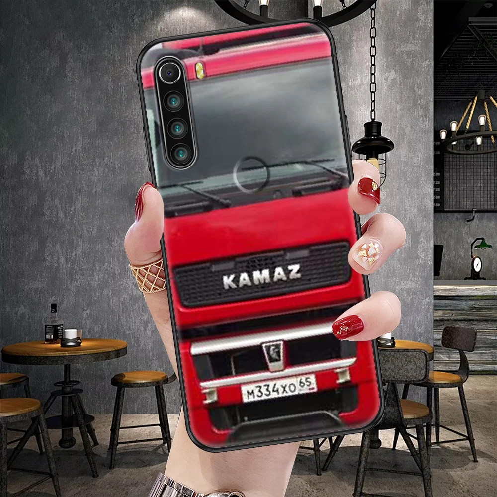 Чехол для телефона Kamaz Trucks с логотипом Xiaomi Redmi Note 7 7A 8 8T 9 9A 9S 10 K30 Pro Ультрачерный