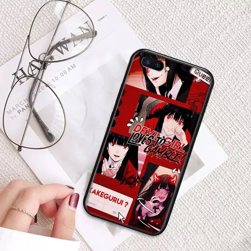

Amine cartoon red Kakegurui Phone Case For OPPO A ax 3 5 3 37 57 59 37 73 75 83 71 2018 11 1k s PRO Cover Funda Shell