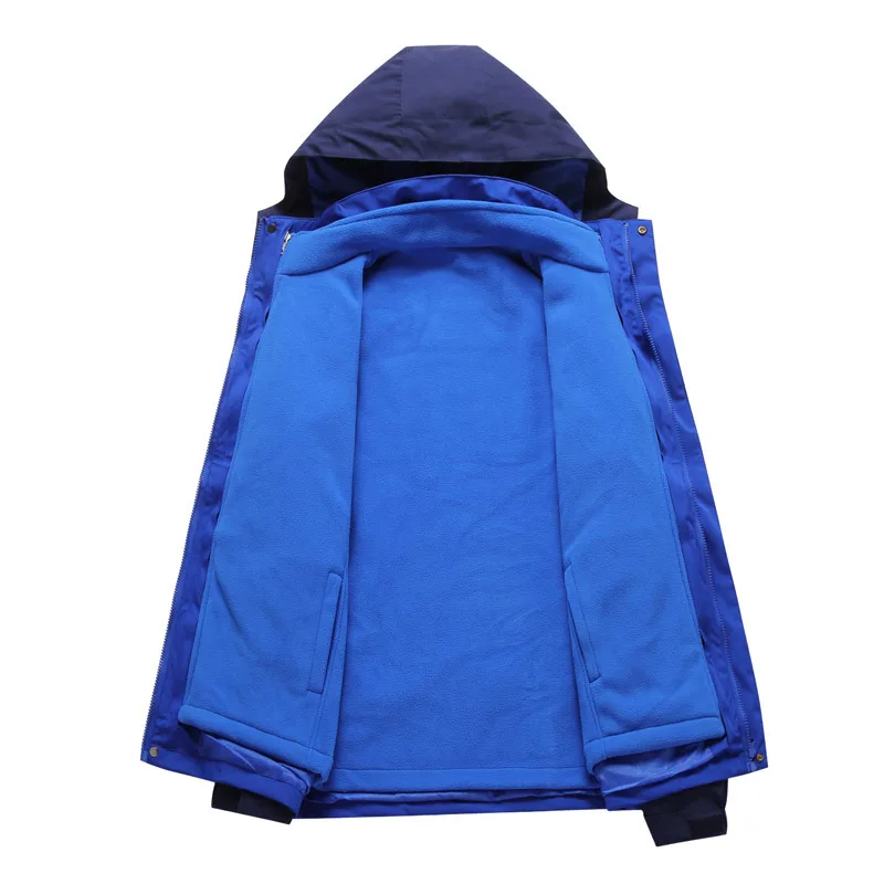 Походная куртка для мужчин и женщин флисовая подкладка костюм из двух предметов