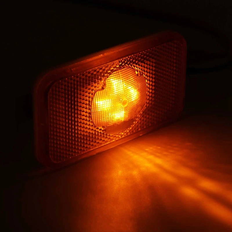 24V Автомобильное б/у 4LED Боковой габаритный фонарь светильник индикаторные лампы
