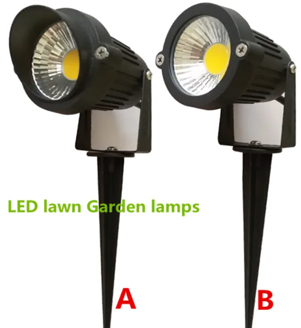 

10pcs AC/ DC12V 220V 110V 5W COB LED Lawn Lamps Light IP65 Waterproof Landscape Outdoor Lights Garden Path Pond Light