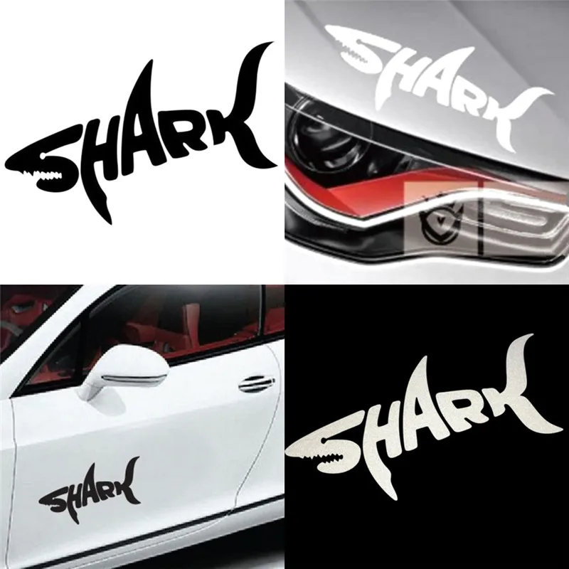 1 шт. крутые стильные акулы авто багажник триллер заднего окна наклейки на