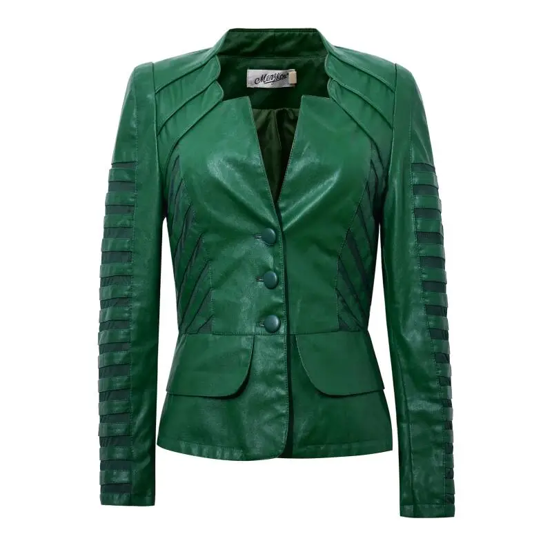 Женская кожаная куртка размера плюс 4XL новинка 2021 кожаное пальто женская