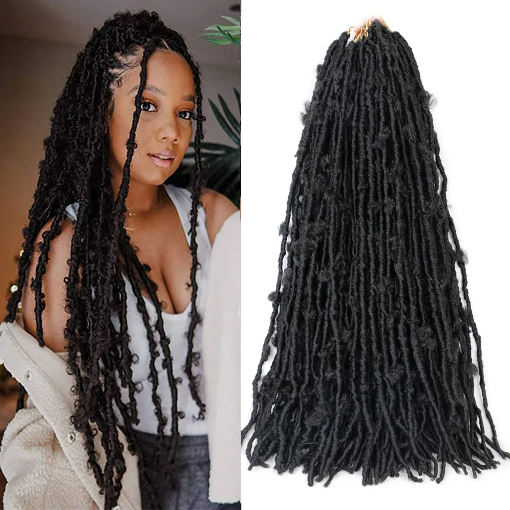 

CLong Butterfly Locs вязаные волосы бабочки Locs вязаные косы мягкие натуральные предварительно загнутые длинные состаренные искусственные волосы