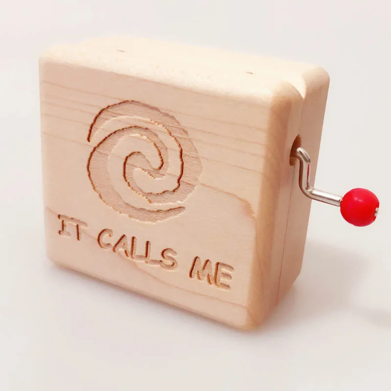 Деревянная музыкальная шкатулка ручной работы с надписью moana Музыкальная на день