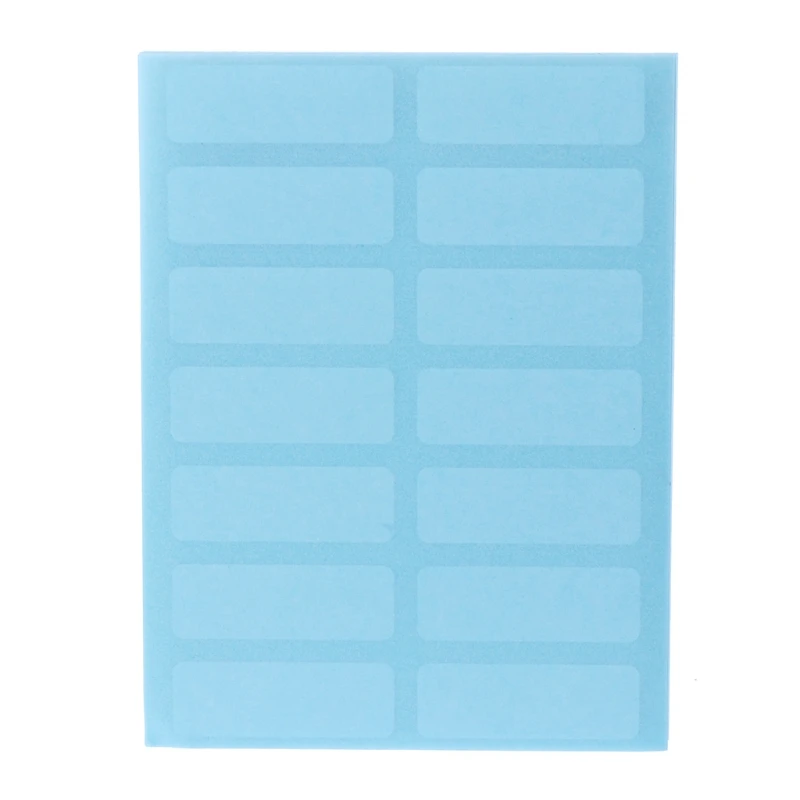

12 Sheet Self Adhesive Sticky White Label Blank Stickers Note Tags Crafts
