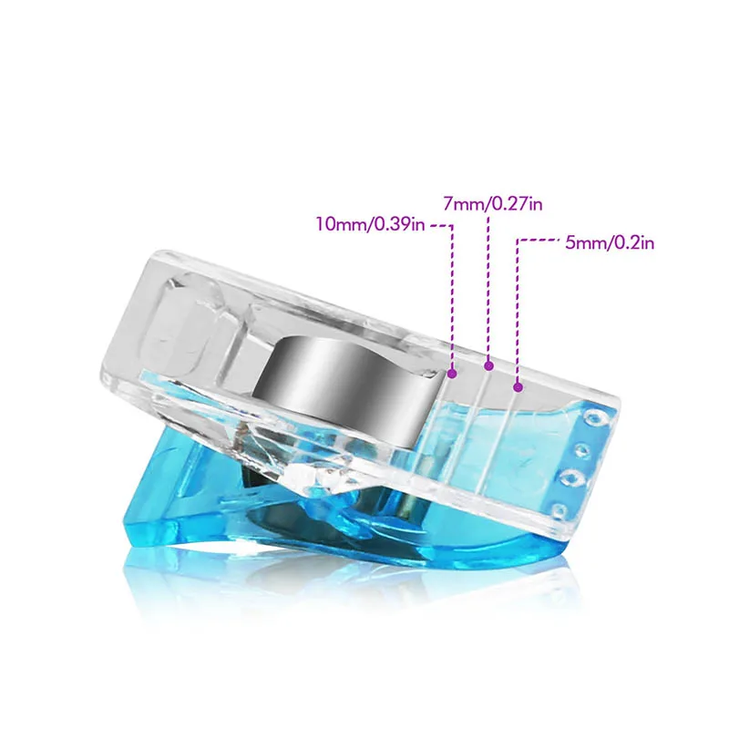 

Home textiles 10pcs/lot Plastic Clip DIY Tape Bias Maker Hemming Sewing Tools Sewing Accessories Job Foot Cases Supplies