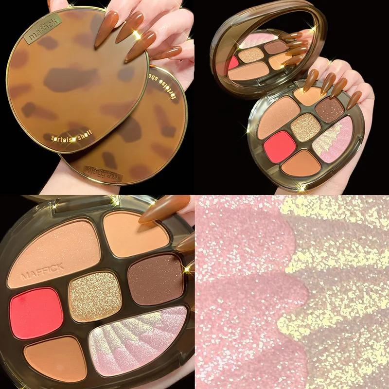 

8 Colors Fashion Eyeshadow Palette Glitter Eyeshadow Makeup Nude Makeup Set Blush High Gloss Eyeshadow All-in-one Set Waterproof
