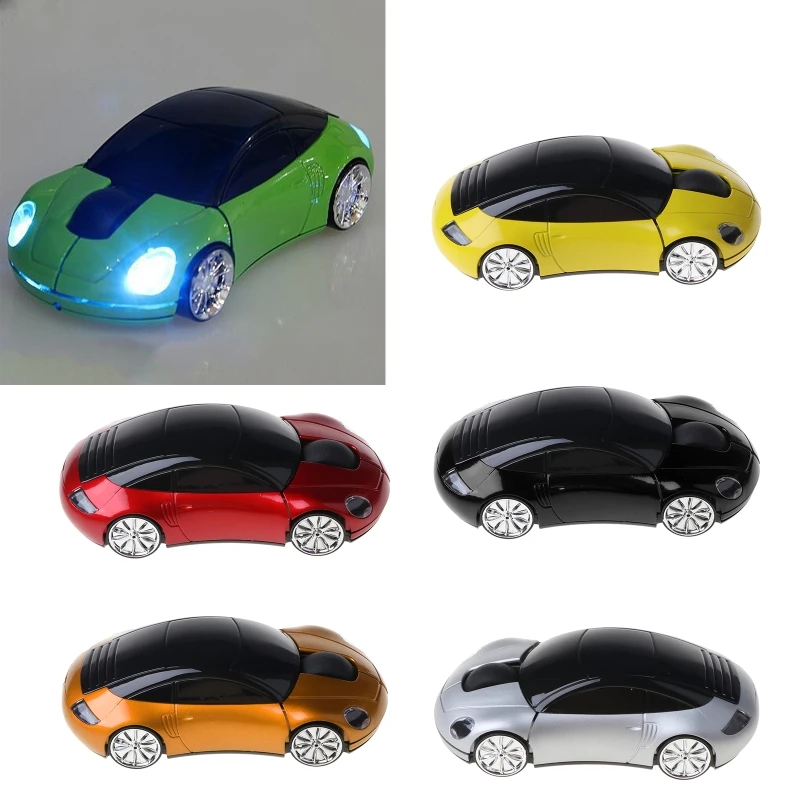 Компьютерные аксессуары 2 4 ГГц 3D оптическая беспроводная мышь мыши в форме