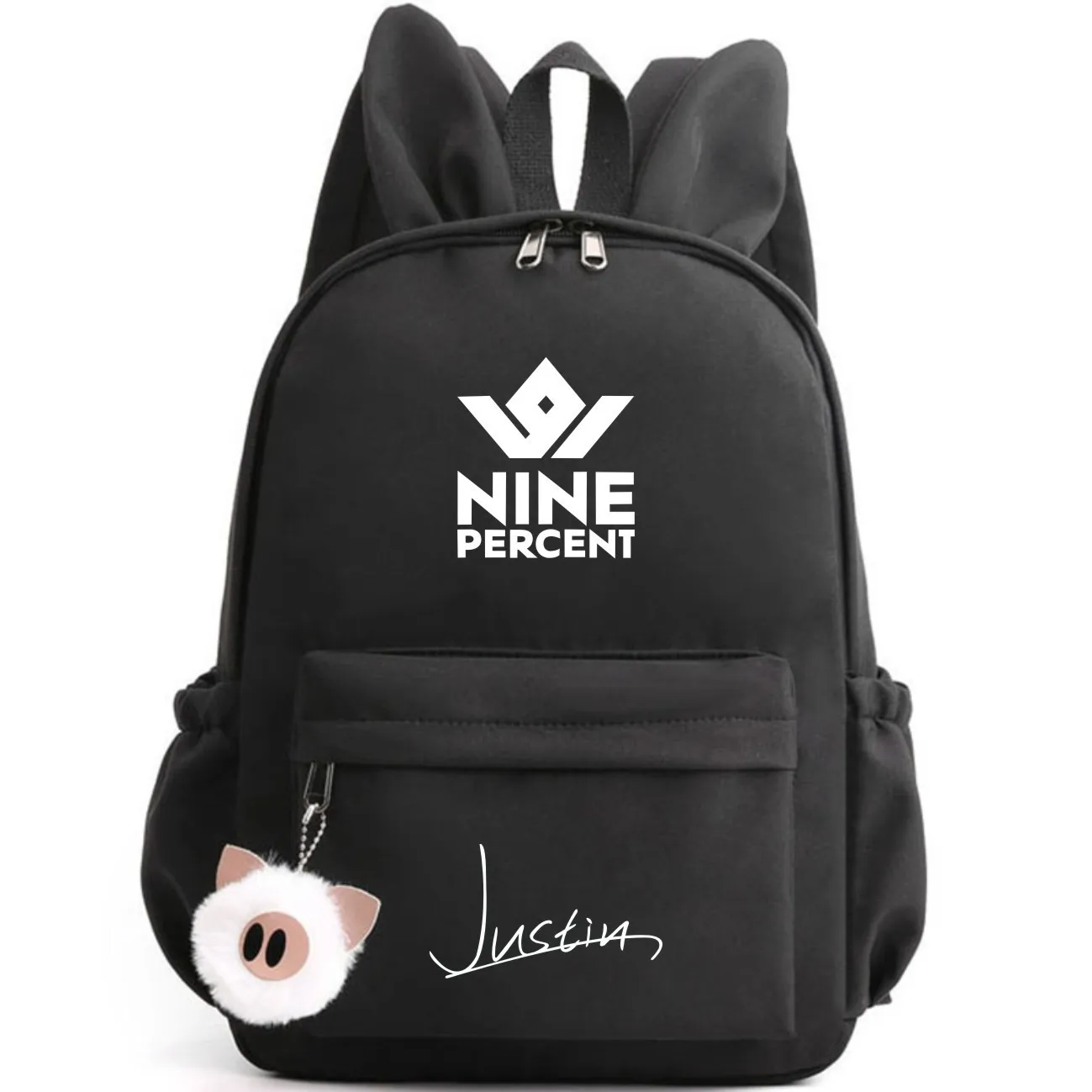 

New arrival Nine Percent Stars Backpack School Bags Mochila Travel Laptop Bags Rabbit ears cute backpack for teenage girls