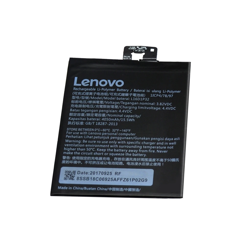 Оригинальный планшетный аккумулятор L16D1P32 литий-полимерный для Lenovo Phab2 Plus с