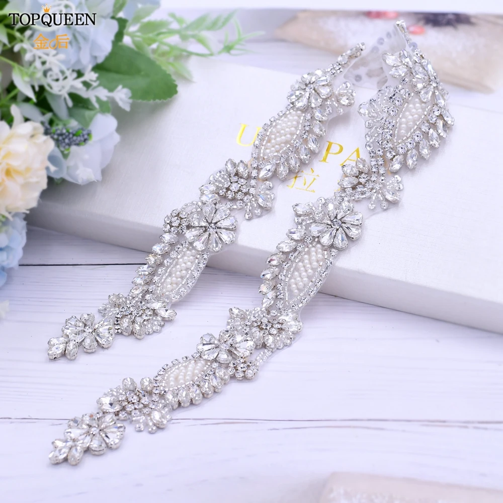 TOPQUEEN S481 роскошный Кристальный стразы свадебный пояс новый дизайн свадебные