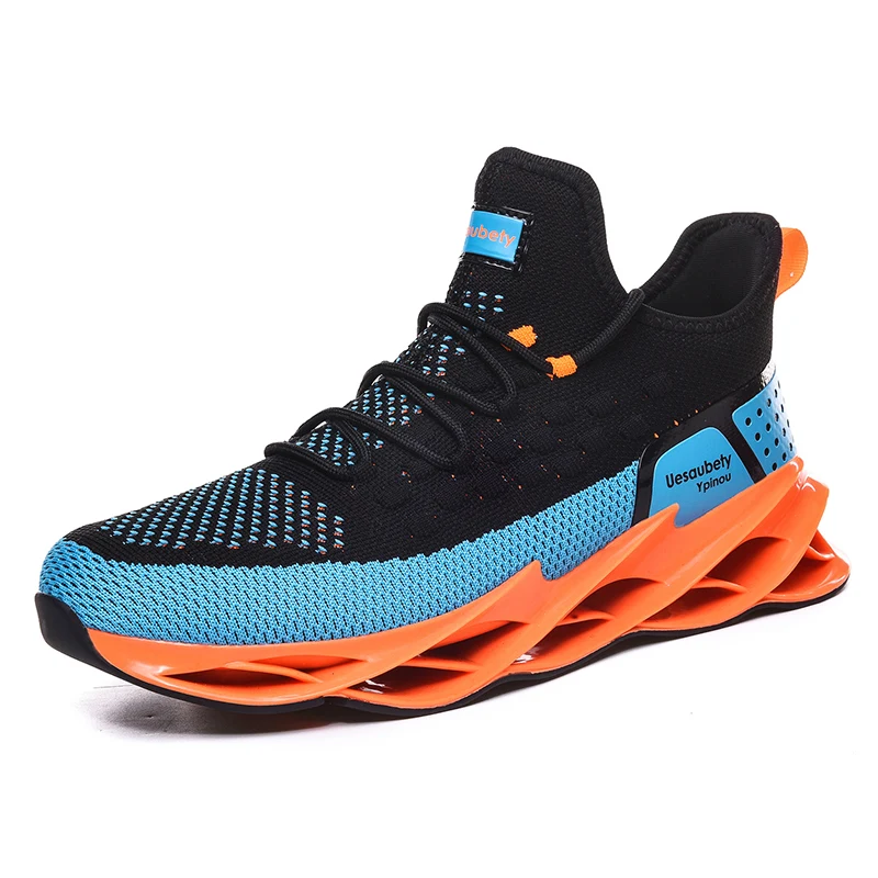 

SENTA Blade Warrior Breathable Running Shoes Men Sneakers Bounce Outdoor Sport Shoes Professional Training Shoes Plus Size 46 47