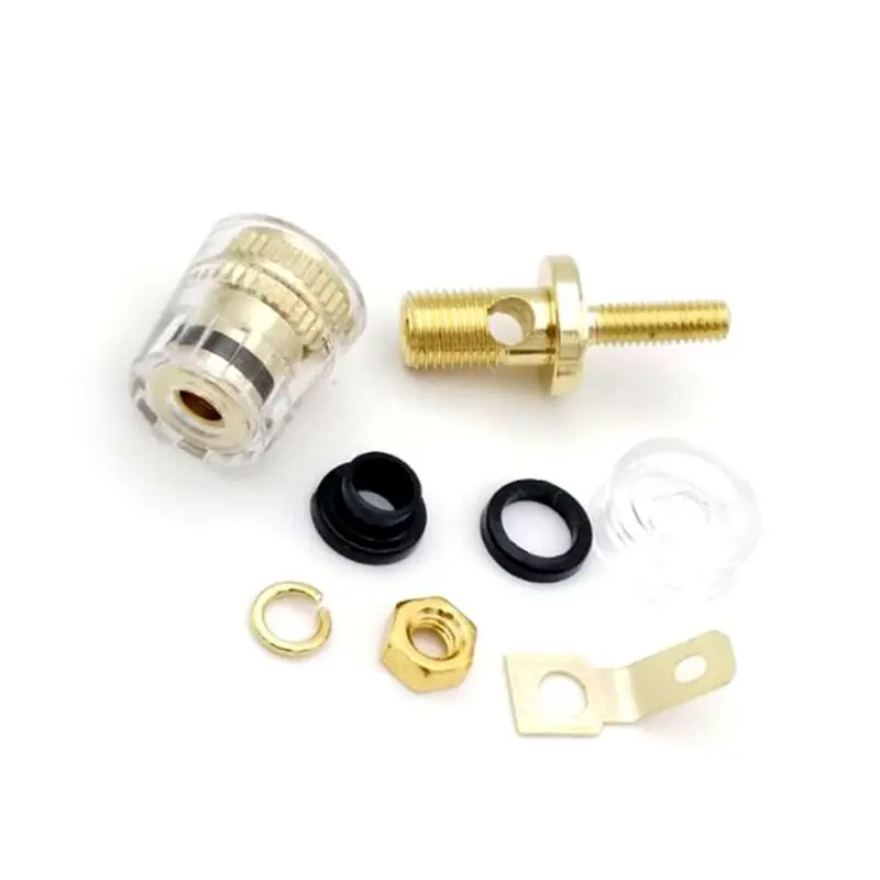 8 шт./компл. Клеммная колодка 4 мм разъем типа банан низкочастотный усилителя для