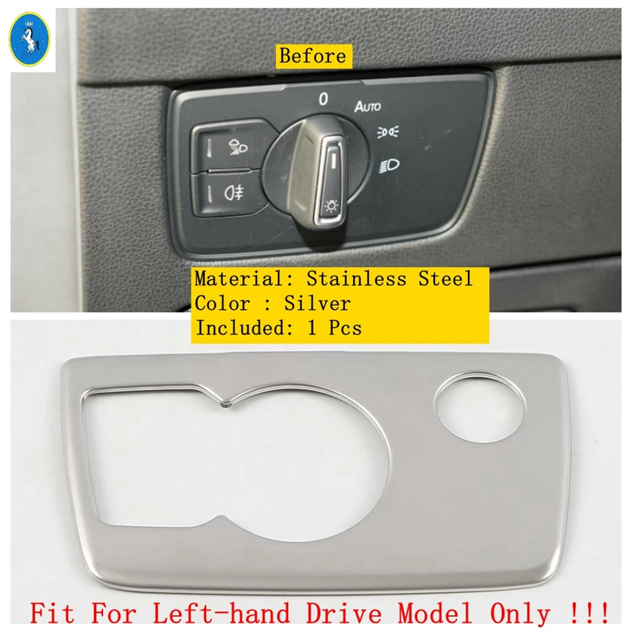 

Silver Interior Refit Kit Pillar A Air AC / Lift Button / Head / Reading Lamp / Gear Box Cover For Volkswagen Arteon 2018 - 2021