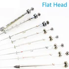 Шприц Microliter для жидкой хроматографии, шприц с плоским наконечником, микрошприц 0,51251025501002505001000uL