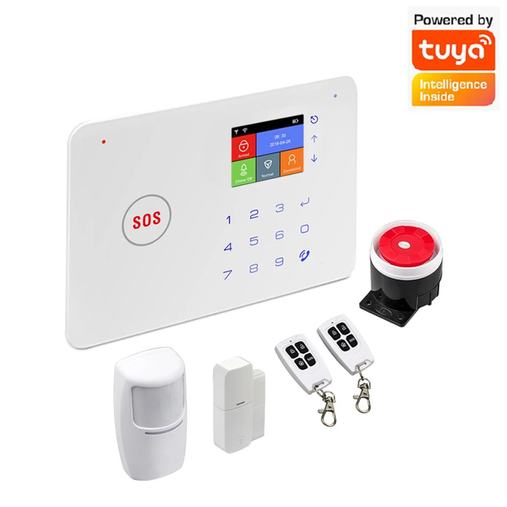 wifi tuya smart life home alarm security protection gsm Garage alarm system motion sensor wireless home anti-theft enlarge