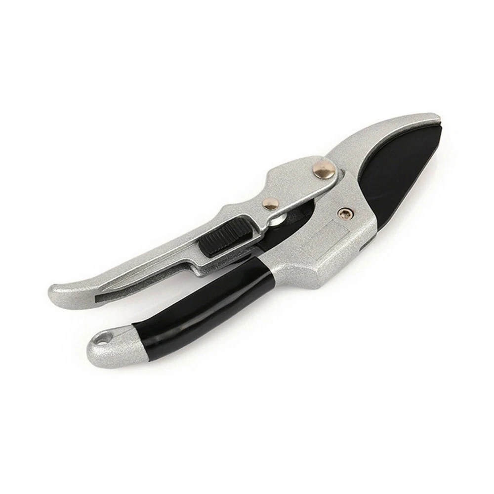 

20cm Hand Garden Scissor Ratchet Plant Trim Horticulture Shrub Tool Anvil Branch Shear Orchard Pruning Pruner Cut Secateur