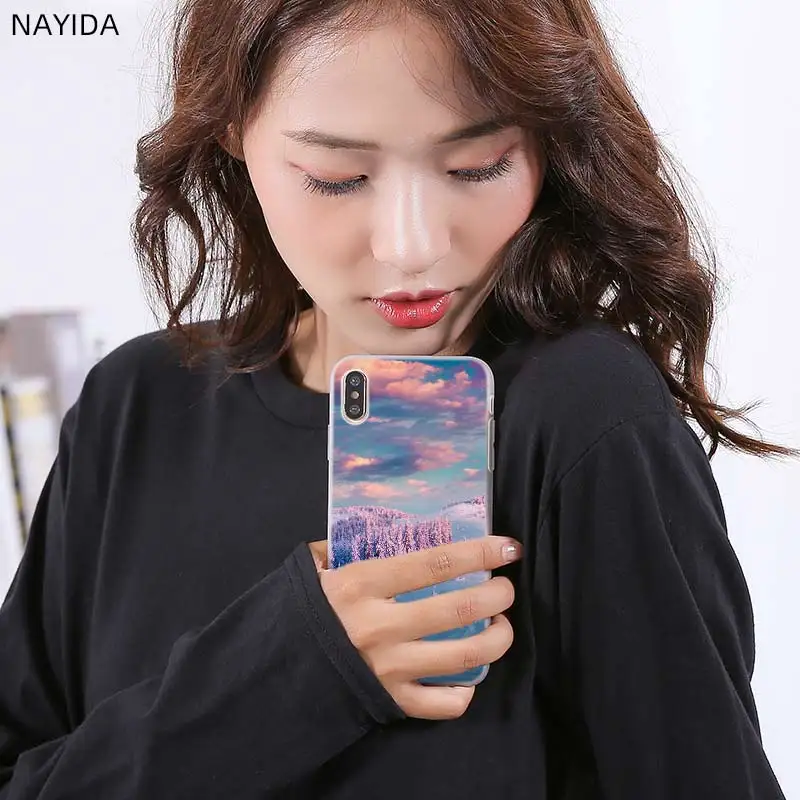 Landscape Winter Light Snow Phone Cases For Huawei P50 P40 P20 p30 Lite Plus P 20 30 Pro Smart Z 2019 2020 Fundas | Мобильные