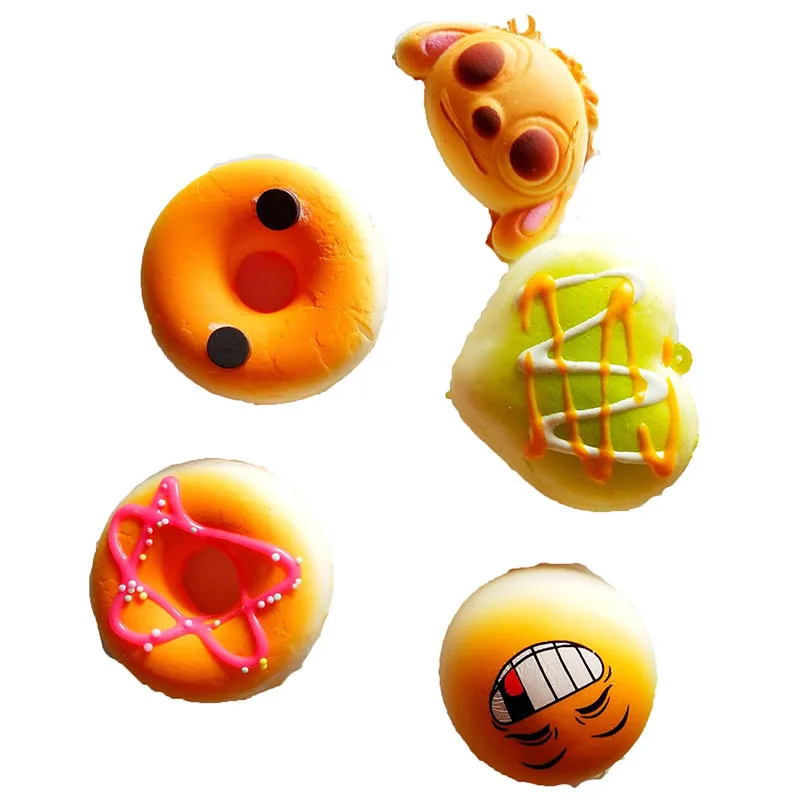 

Random 20/30/40Pcs/Lot Mini Cute Squishy Soft Slow Rising Toys Set Bread Cake Food Key Ring Squishy Anti-Stress Squeeze Toy