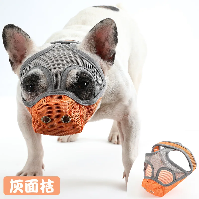 Новый набор для рта в виде бульдога Creed антиукусывающая корзина собак с плоским
